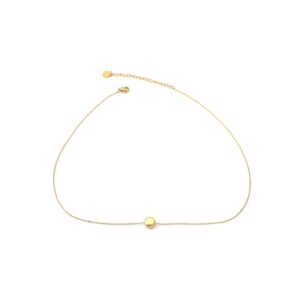 Cadena dorado con círculo