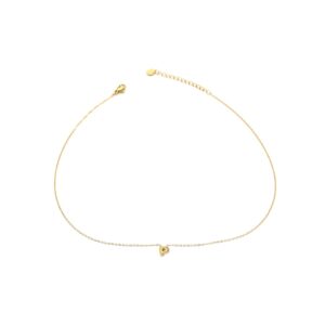 Cadena dorado con colgante de letra P