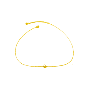Collar dorado con estrella